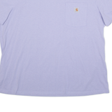 CARHARTT Loose Mens T-Shirt Blue 2XL