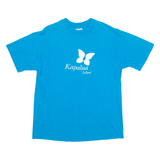 HANES BEEFY T Kapalua Maui Womens T-Shirt Blue USA L