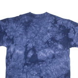 THE MOUNTAIN Owl Mens Tie Dye T-Shirt Blue 90s XL