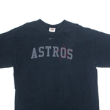 NIKE TEAM HOUSTON ASTROS Mens T-Shirt Black 90s USA XL