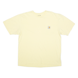 CARHARTT Mens T-Shirt Yellow M