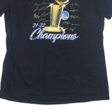 FANATICS NBA Golden State Warriors Womens T-Shirt Black USA V-Neck L
