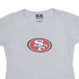 FANATICS San FRANCISCO 49ers Womens T-Shirt Grey USA V-Neck XL