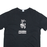 GILDAN Picardia Mens T-Shirt Black XL