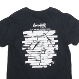 GILDAN Greenfield Festival Mens T-Shirt Black M