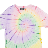 FULFIL Mens Tie Dye T-Shirt Purple M