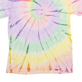 FULFIL Mens Tie Dye T-Shirt Purple M