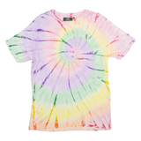 FULFIL Mens Tie Dye T-Shirt Purple M
