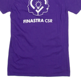 GILDAN Finastra Womens T-Shirt Purple S