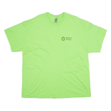 GILDAN Mens T-Shirt Green 2XL