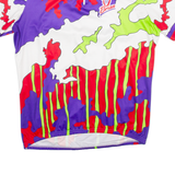 BRIAN Mens T-Shirt Red 1/4 Zip XL