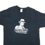 GILDAN Mens T-Shirt Blue L