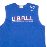 NIKE United Ballers All-world League Mens Vest Blue Sleeveless L