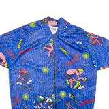 Bicycle Mens Jersey Blue V-Neck XL