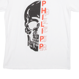 PHILIPP PLEIN Womens T-Shirt White 2XL