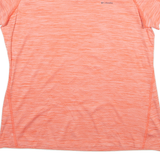 COLUMBIA Womens T-Shirt Pink V-Neck XL