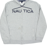 NAUTICA Mens Grey Hoodie Full Zip XL