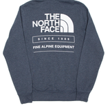 THE NORTH FACE Mens Blue Hoodie S