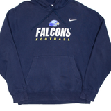 NIKE Falcons Football Mens Blue Hoodie USA L