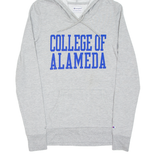 CHAMPION College Of Alameda Womens Grey Hoodie USA S