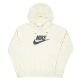NIKE Womens Yellow Hoodie L