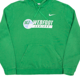 NIKE Webfoot Juniors Womens Green Hoodie USA XL