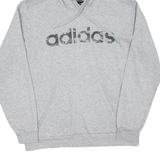ADIDAS Mens Grey Hoodie M