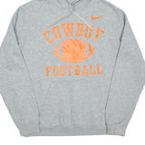 NIKE Cowboy Football Mens Grey Hoodie USA M