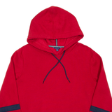 NAUTICA Cropped Womens Red Hoodie L