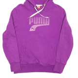 PUMA Womens Purple Hoodie UK 14