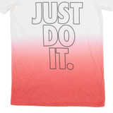 NIKE Athletic Cut Womens T-Shirt White S