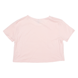ELLESSE Cropped Womens T-Shirt Pink UK 8