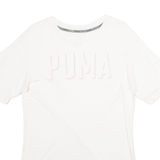 PUMA Womens T-Shirt White UK 10
