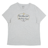 REEBOK South Florida Womens T-Shirt Grey USA L