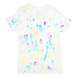 COMFORT SOFT Womens Tie Dye T-Shirt White M