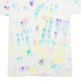 COMFORT SOFT Womens Tie Dye T-Shirt White M