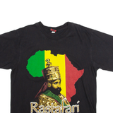 Rastafri Mens T-Shirt Black M