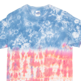 GILDAN Mens Tie Dye T-Shirt Blue S