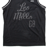 REEBOK Mens Vest Black Sleeveless XS