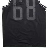 REEBOK Mens Vest Black Sleeveless XS
