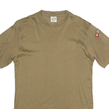 TEXTILES Mens T-Shirt Brown S