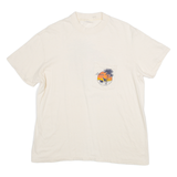 SUBEH'S Mens T-Shirt Cream M