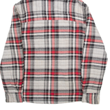 REDHEAD Insulated Mens Jacket Red 80s Hooded Check S