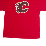 REEBOK Calgary Flames Gaudreau 13 Mens T-Shirt Red XL