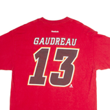 REEBOK Calgary Flames Gaudreau 13 Mens T-Shirt Red XL
