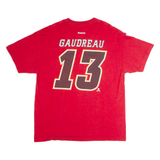 REEBOK Calgary Flames Gaudreau 13 Mens T-Shirt Red XL