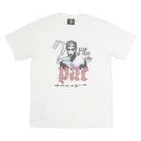 TUPAC SHAKUR Mens Band T-Shirt White M