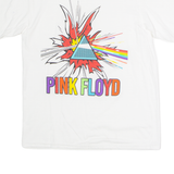 PINK FLOYD Mens Band T-Shirt White S