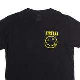 NIRVANA Mens Band T-Shirt Black L