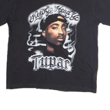 2PAC Mens Band T-Shirt Black S